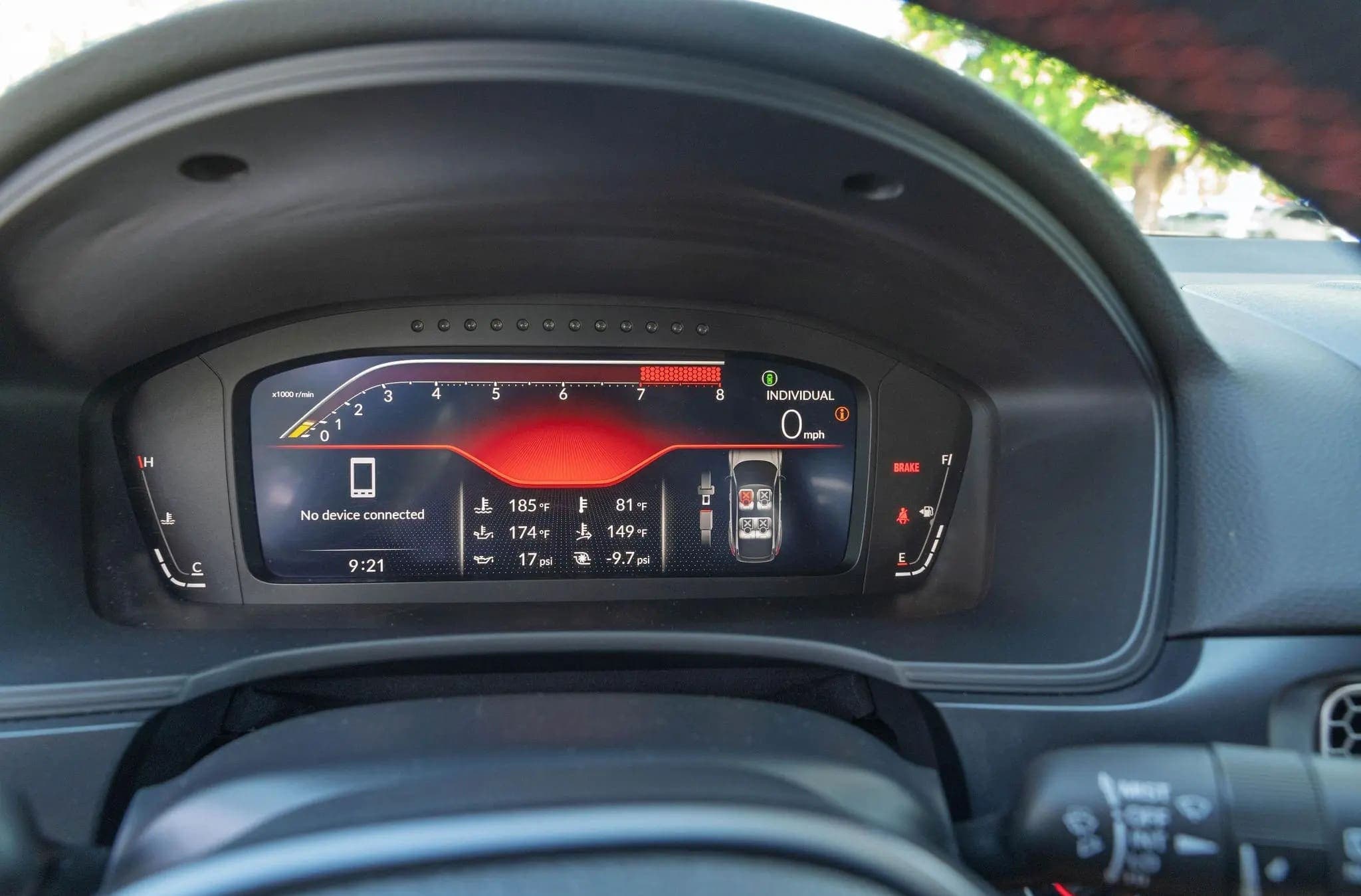 Honda Civic Type R, view