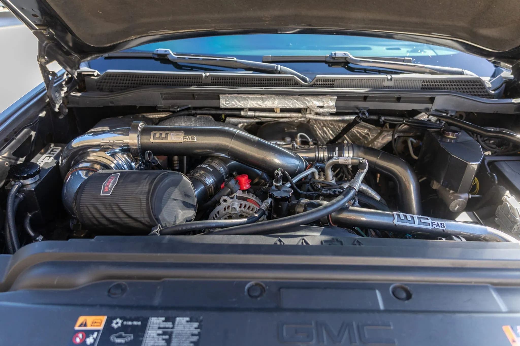 One-Owner, Modified 2016 GMC Sierra 2500HD Denali Crew Cab Duramax 4×4, view
